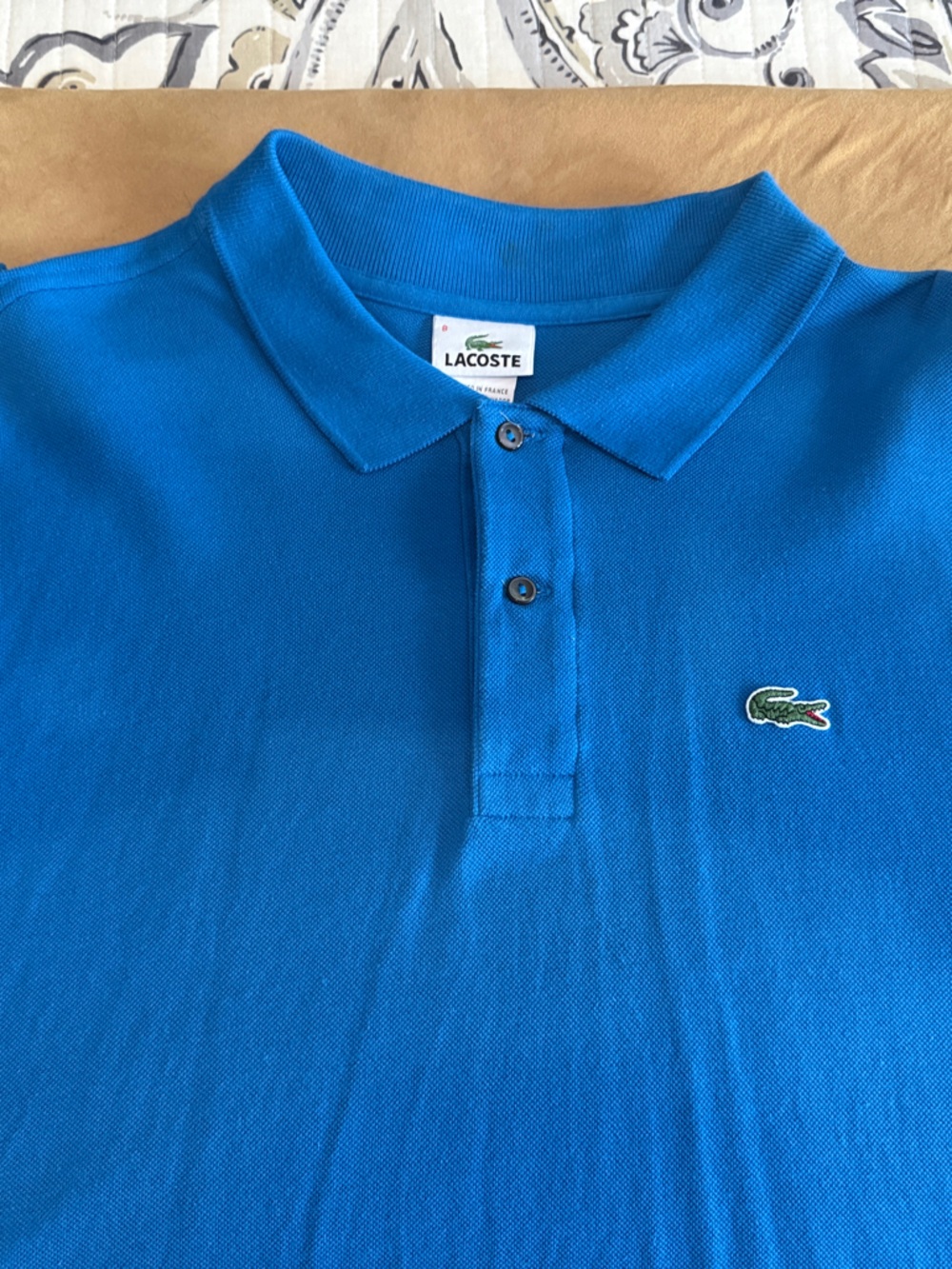 Lacoste Men’s Blue (ocean) Collared Polo